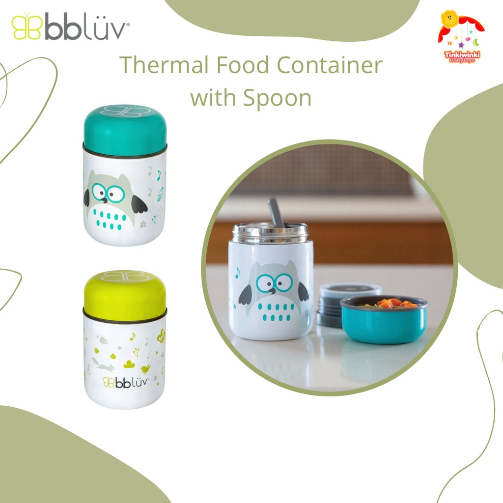 Bbluv - Thermal Food Container with Spoon