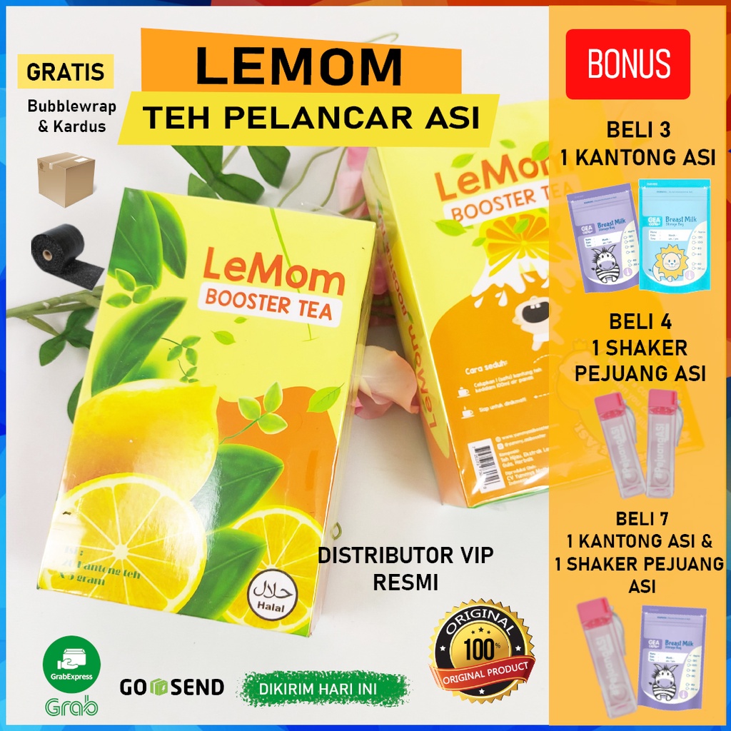 LEMOM BOOSTER TEA / PELANCAR ASI BOOSTER DARI FENUGREEK DAN HERBAL ALAMI