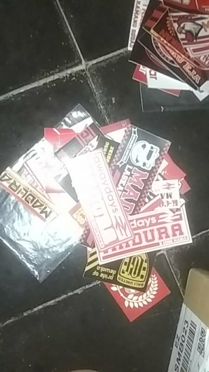 Aksesoris Madura United Stiker Motor Mobil Laskar Sape Kerrab K Conk Mania Settong Dhere