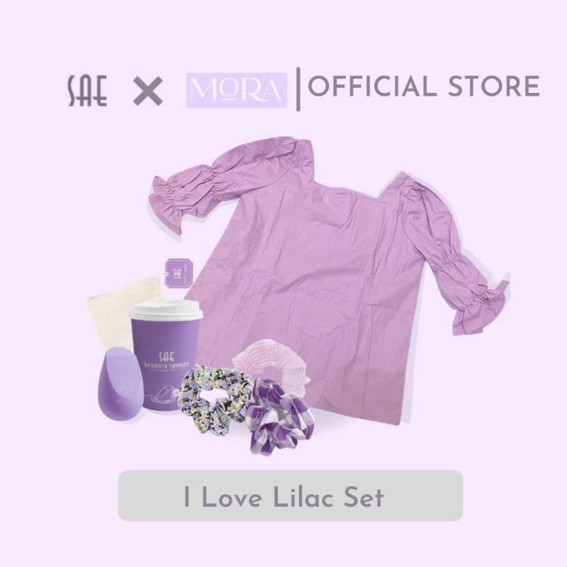 

SAE X MORA - I Love Lilac Set