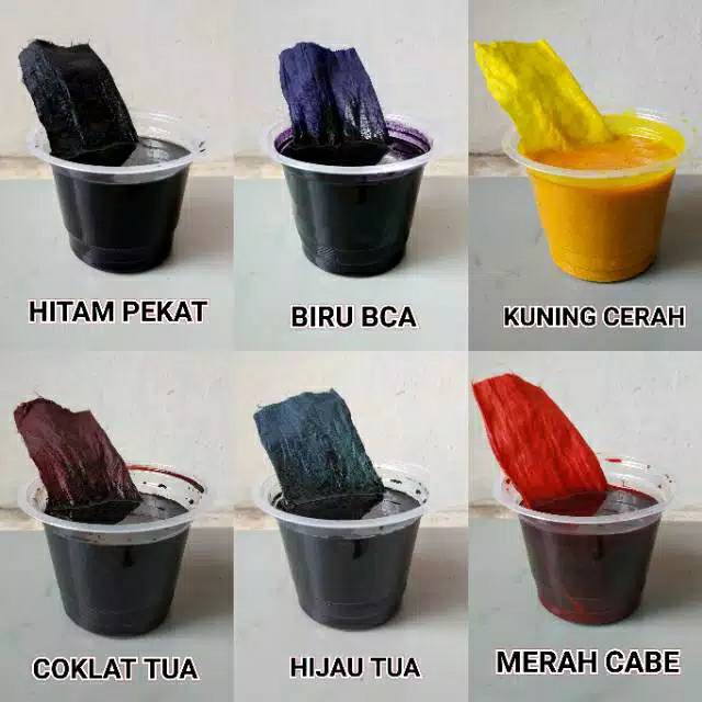tye dye pewarna remasol Gratis pengunci warna setiap beli 4 warna