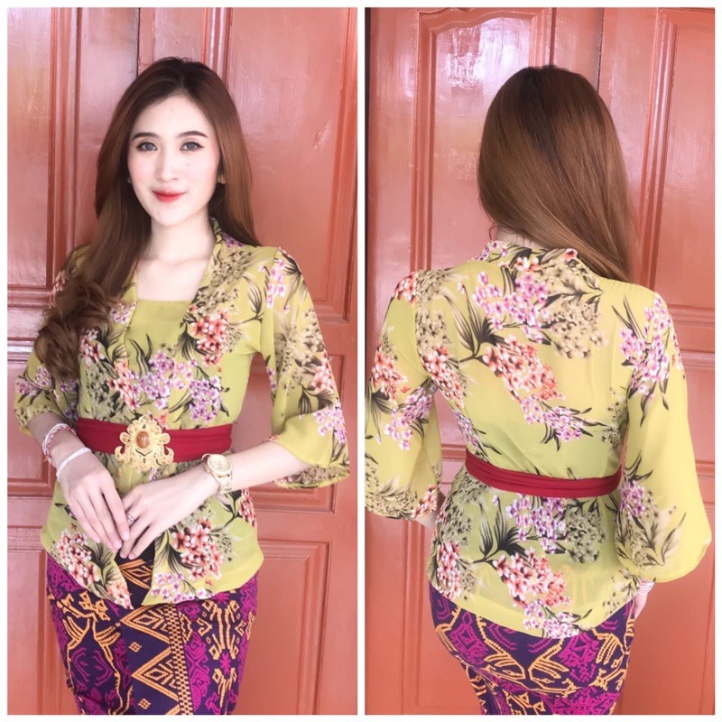 kebaya jadi sifon bunga