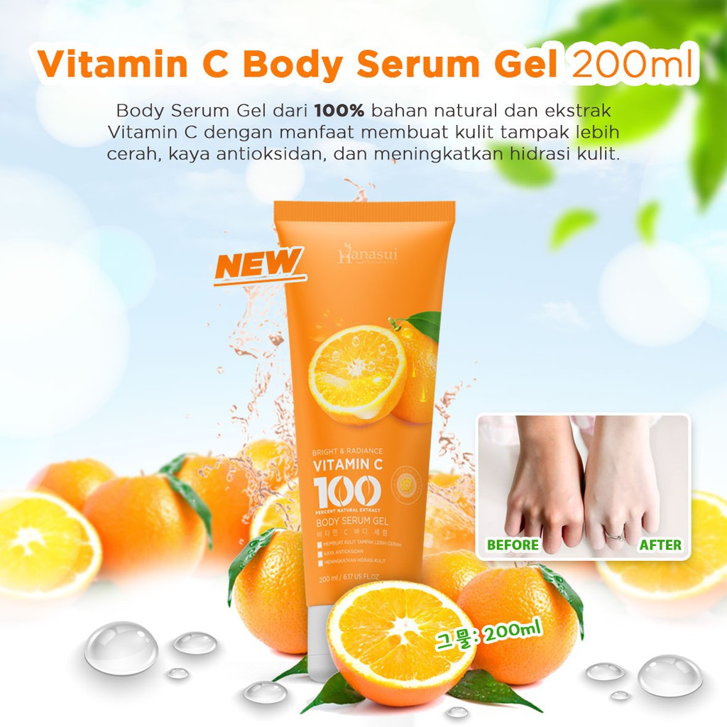 HANASUI- Body Serum Gel - Vitamin C