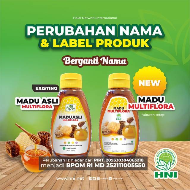 

Madu asli/madu hni hpai/madu multifora