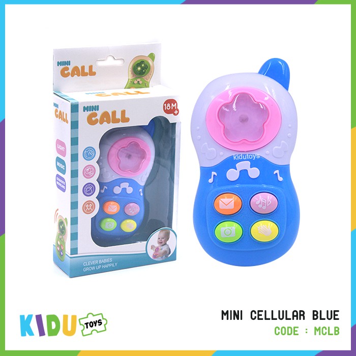 Mainan Anak Call Hp Bayi Mini Cellular Kidu Toys