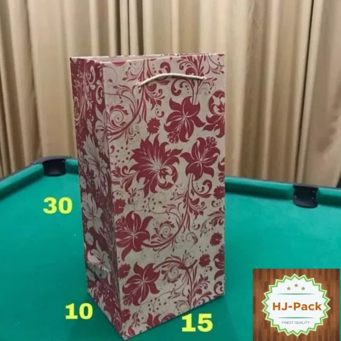 

Paperbag Paper Bag Tas Kertas B 14x9x30 Botol Sendal Tas Belanja