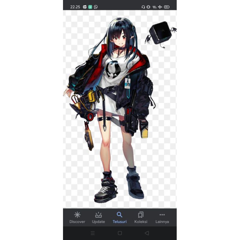 RENT Closure Arknights wig kostum cosplay