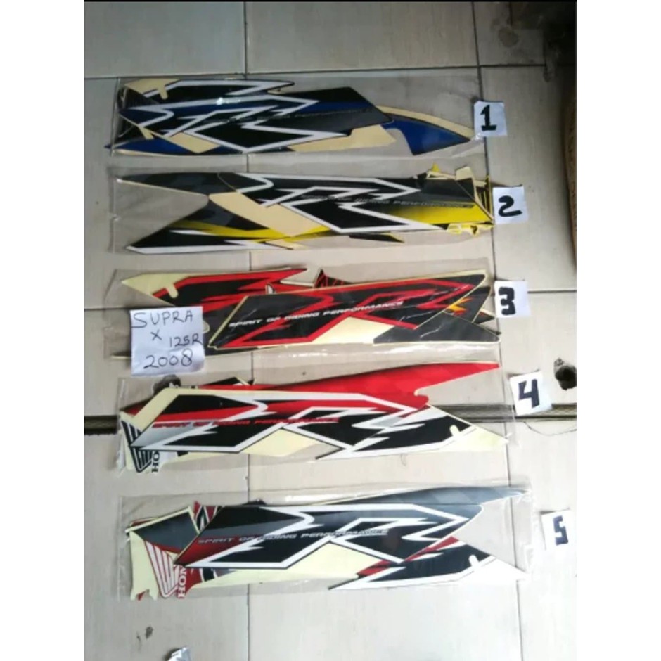 STRIPING HONDA SUPRA X125 2008