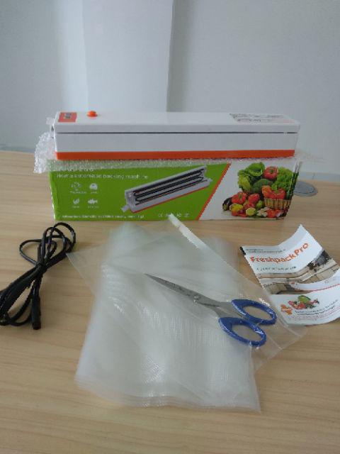 Vacuum Sealer Perekat Freshpack Pro Alat Vacuum Vacum Pembungkus Makanan Buah Sayuran Snack Daging