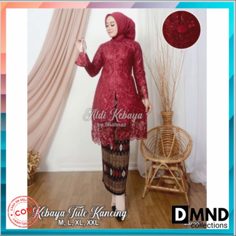 Set Kebaya Tunik  Kancing Busui / Tunik Brokat / Kebaya Modern / Kebaya tile / Kebaya Favorite /set kebya pesta set kebaya kondangan set kebaya pesta/tunik busui/tunik modern