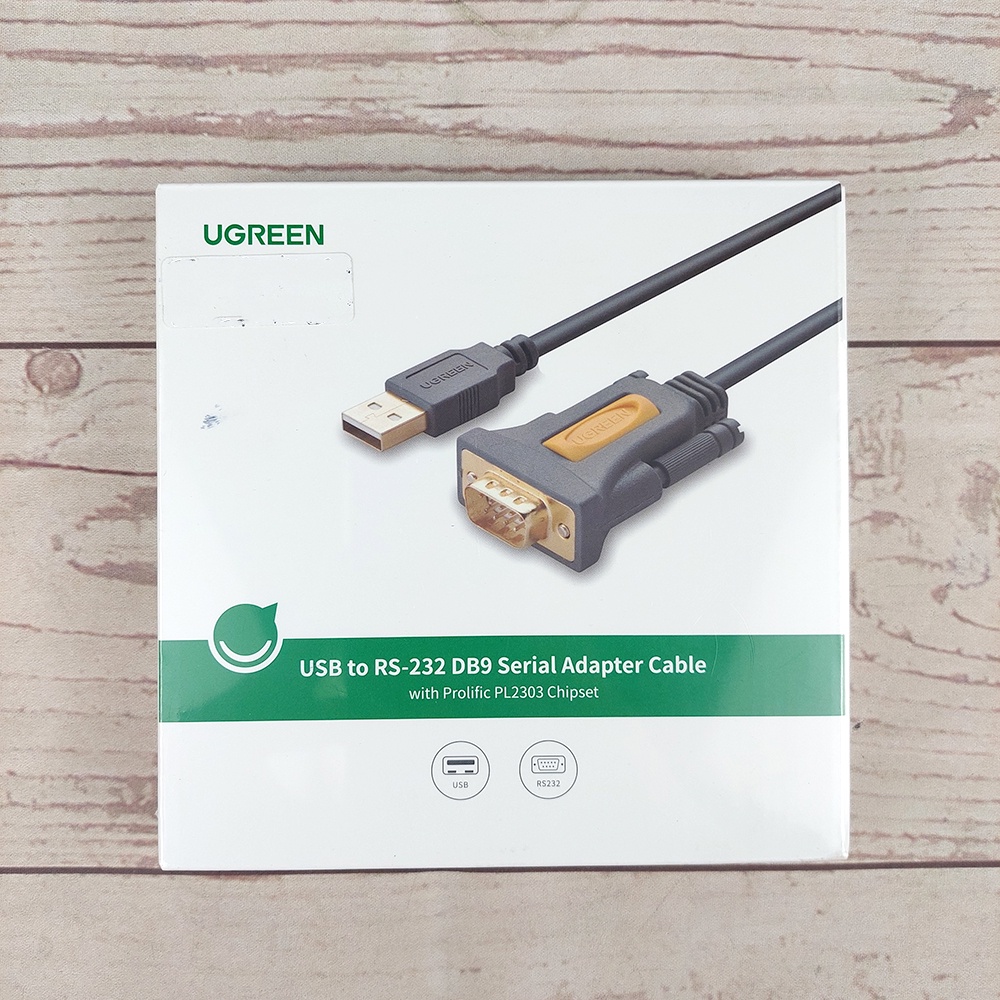 UGREEN Kabel Konverter USB to RS232 - 20210 - Black