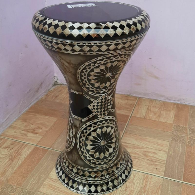 Darbuka Dumbuk Calti Calty 8 In Inch Inci Mika Power Beat Murah Free Tas Ransel + Plus Kunci L Lengk