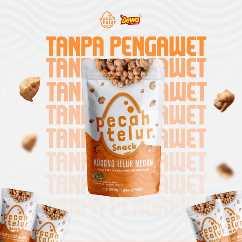 

Snack Kacang Telur Medan Pecah Telur Snack x Dewa Snack Sang Dewa