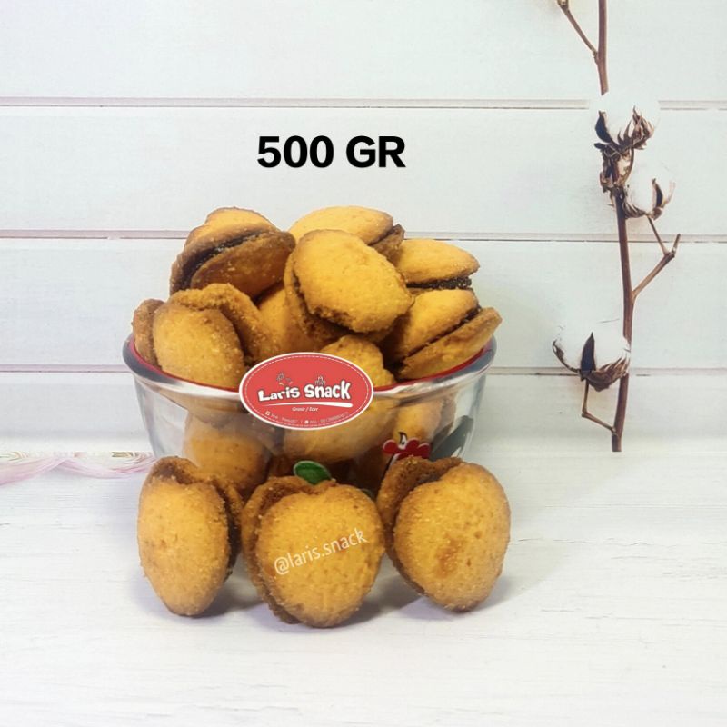 

Snack Kue Nanas Cookies Nastar Hati Enak Manis Gurih Renyah 500gr
