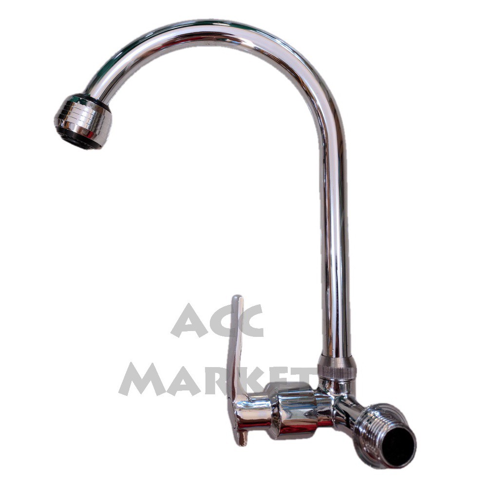 Keran Air Angsa Bebek 1/2 Inch SKL Stainless Kran Wastafel