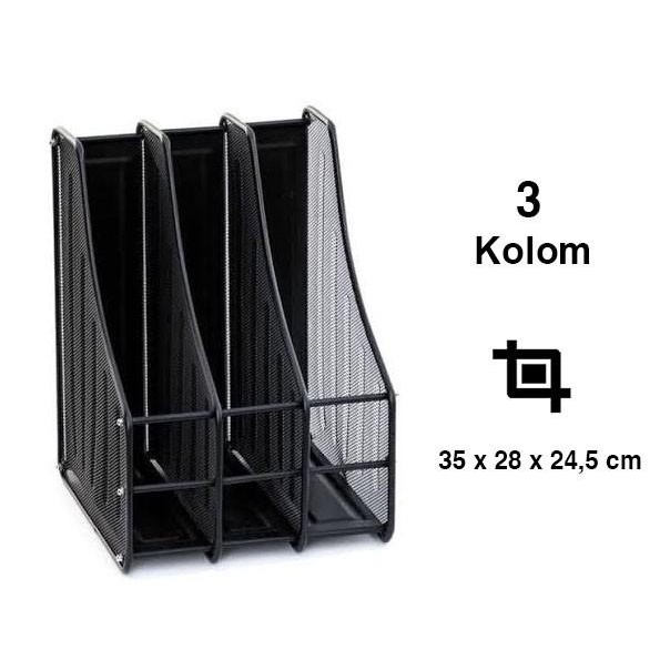 

Kiran | Magazine Box Tray File Besi Dokumen Susun Hitam Jaring Rak Kertas