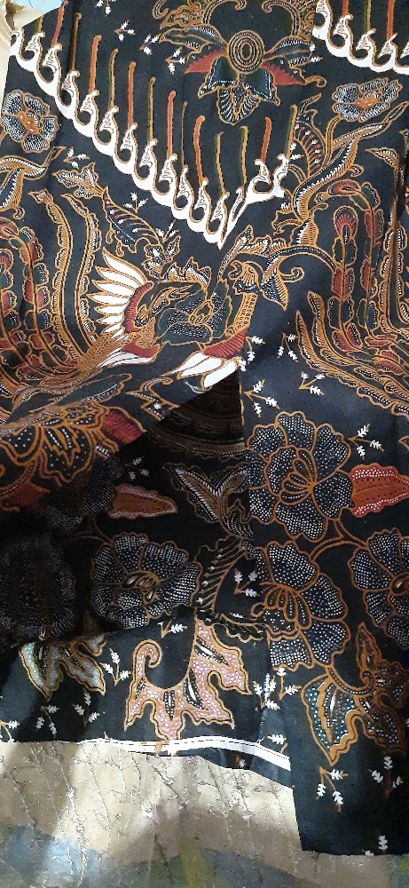 Maura Couple - Sania Ruffle Batik Couple Ori Ndoro Jowi Dnt Garansi Kebaya Modern - Set Couple Adara