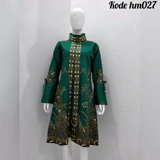 Tunik Ploi Teratai Tunik Batik Modern Tunik Original S M L Xl Xxl Jumbo