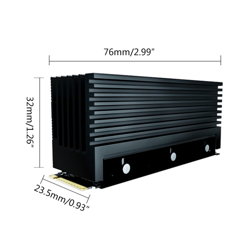 Bt Aluminium Untuk M.2 NVME SSD Heat Sink Mendukung Untuk M.2 NVME SSD 2280dekstop Dedic