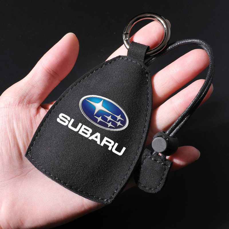 Suede Car key bag Universal fob for Subaru Car Key Case