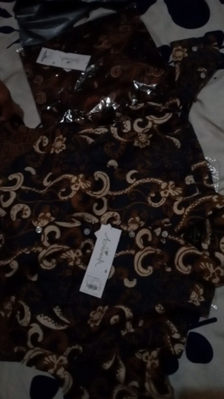 Agrapana Baju Batik Pria Lengan Panjang Batik Premium Kemeja Batik Pria Lengan Panjang Adwitiya