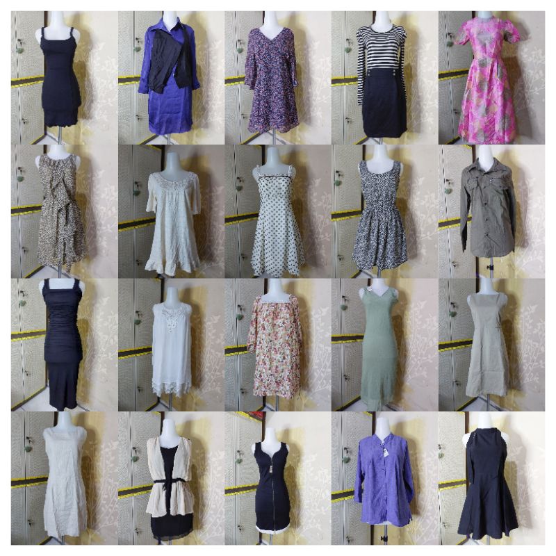 Preloved Thrift Dress Ol / Lekbong / Sleeveless Murah