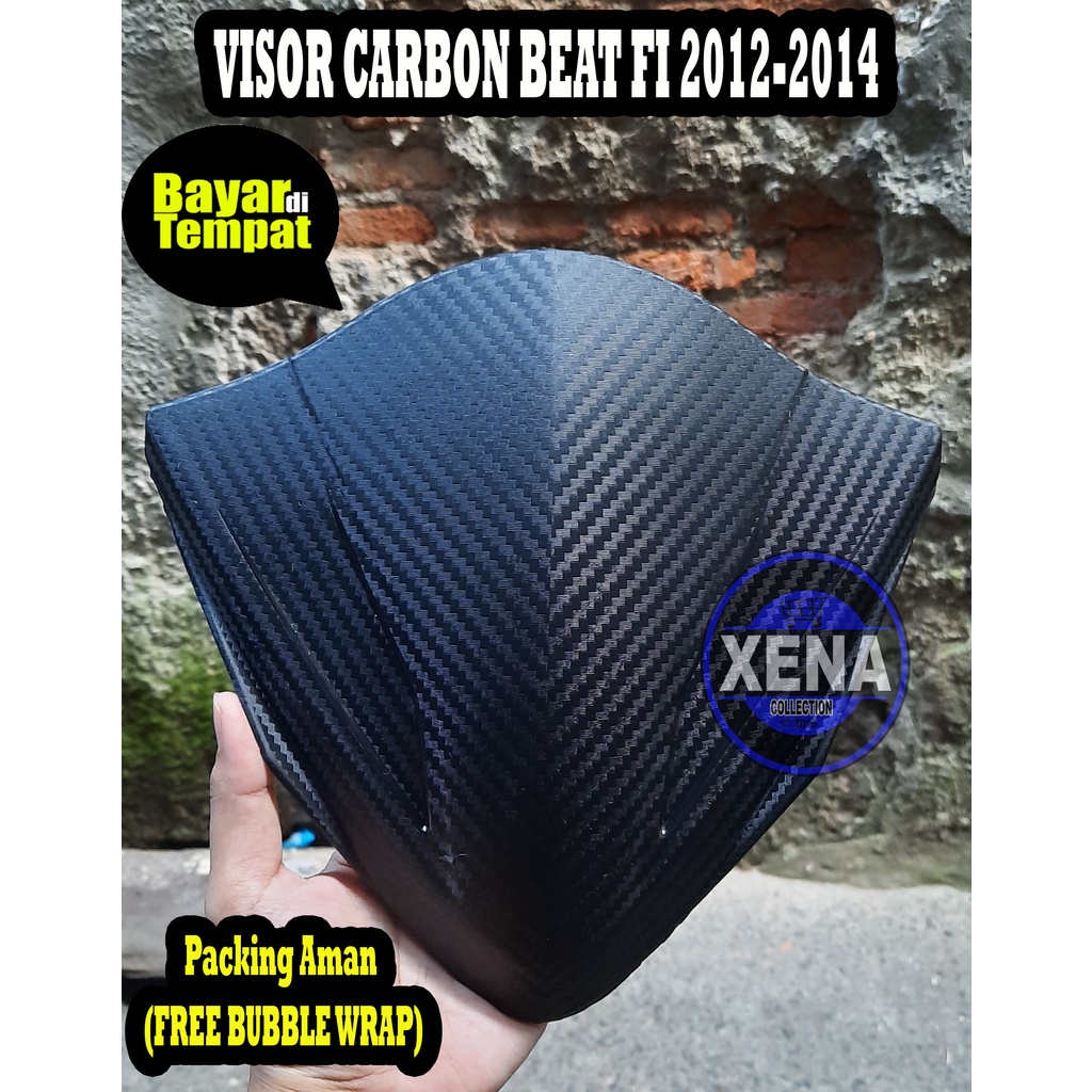 PROMO !! VISOR CARBON Beat carbu Beat fi Aerox Vario 150 Vario 160