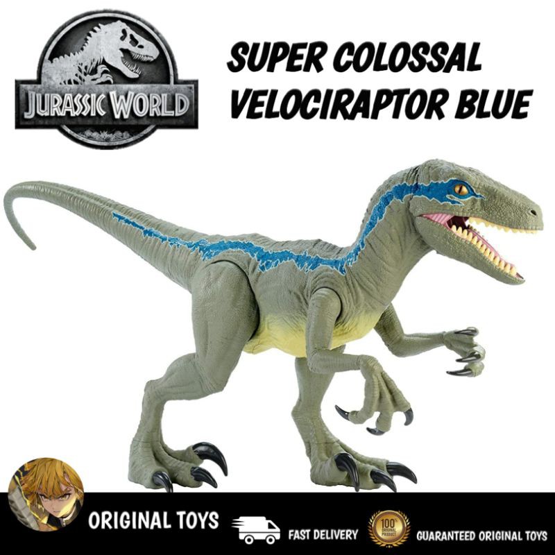 Jurassic World Super Colossal Velociraptor Blue Www Govitimathura Com