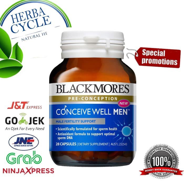 Ready  Blackmores Conceive Well Men Kesuburan Sperma Pria ORI 28 caps Limited