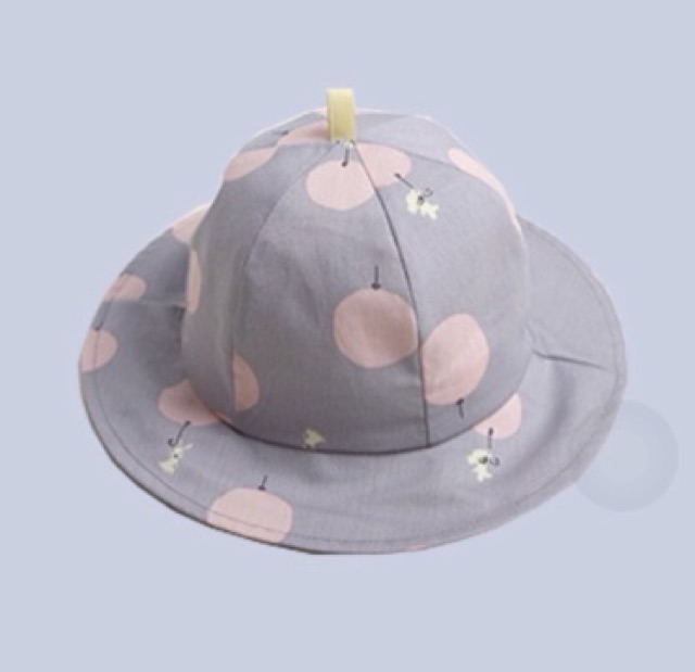 9-20 bulan Topi bucket anak perempuan musim semi/ panas Baby Girl summer hat cap polkadot