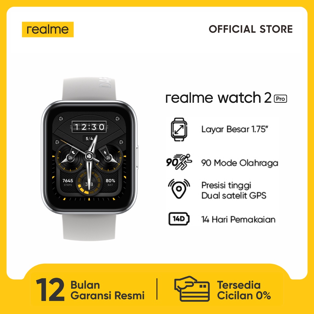 realme Watch 2 Pro [1.75" Large Display, GPS, 90 Sport Modes]