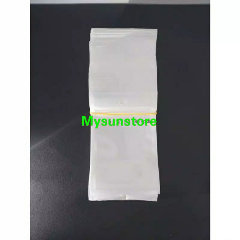 Plastik Ziplock 7.5x12 Plastik Klip Plastik Kemasan 7.5x12 Cm isi 100 Pcs Mysunstore