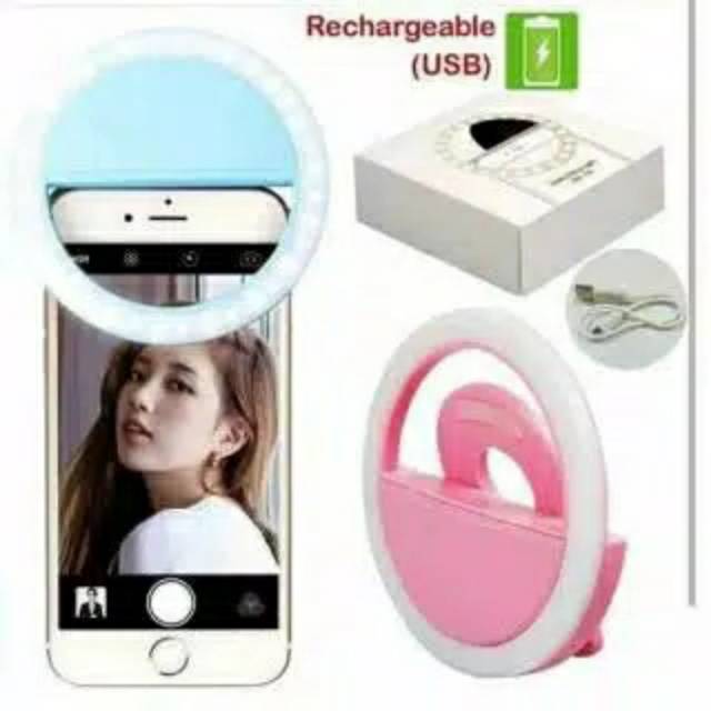 RING LIGHT LAMPU SELFIE HANDPHONE