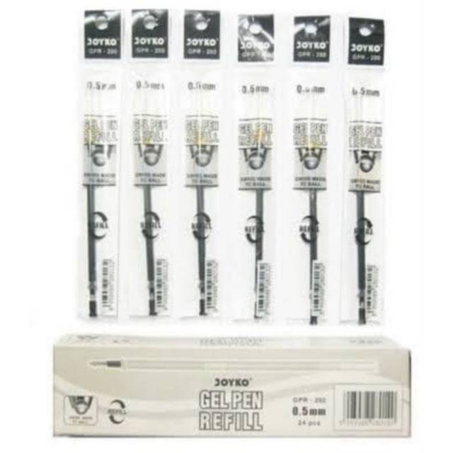 

Refill Isi Pulpen Gel Joyko JK-100 GPR-200 (24 pcs)