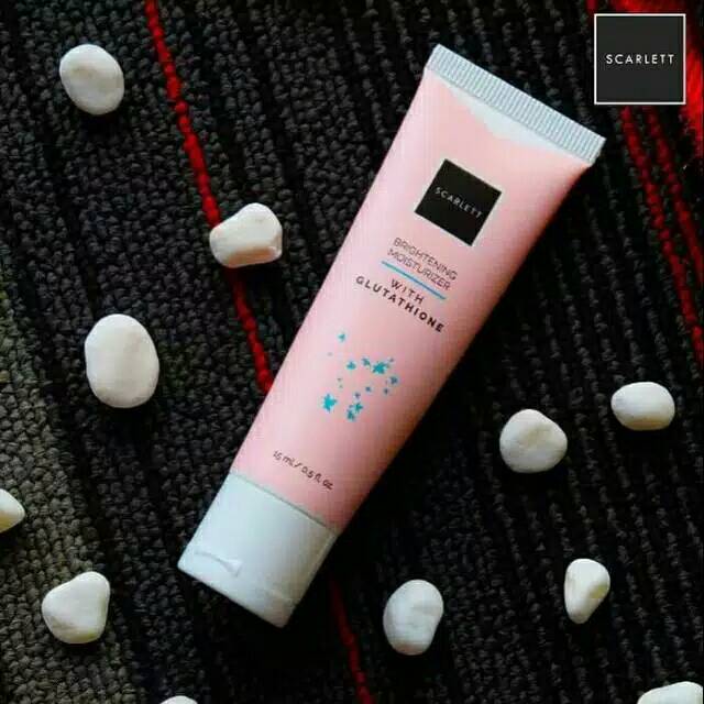 scarlett whitening brightening moisturizer