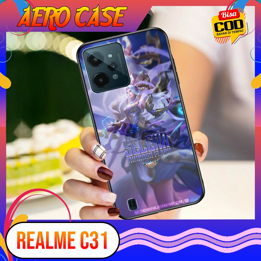 Case Realme C31 - Casing Realme C31 Terbaru 2021 AERO CASE [ MOTIF GAME MOBILE ] Silikon Realme C31 