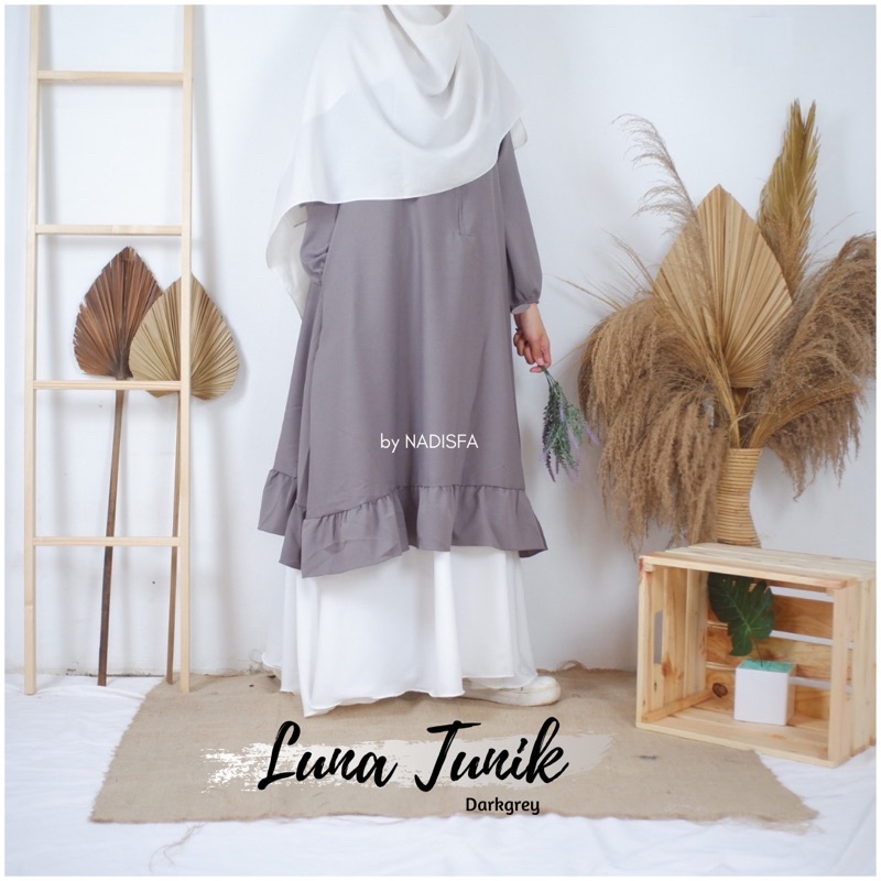 LUNA TUNIK POLOS BUSUI FRIENDLY