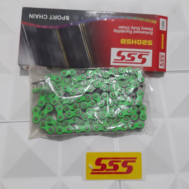 Rantai Motor SSS 120 Ninja Z250,Ninja 250 Karbu ,Ninja 250 rr Mono, Ninja 250 fi old, CBR 250RR, MT2