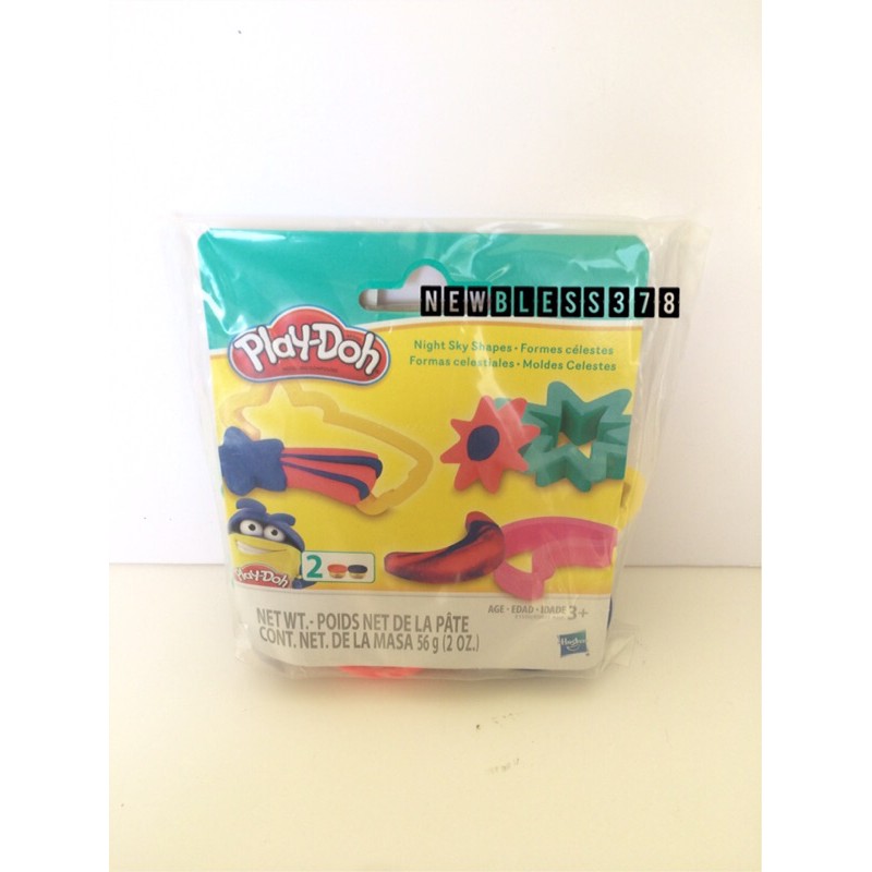 Playdoh Play-Doh Night Sky Shapes - Mainan Edukasi Anak Lilin Playdoh - Mainan Cetakan Lilin Playdoh
