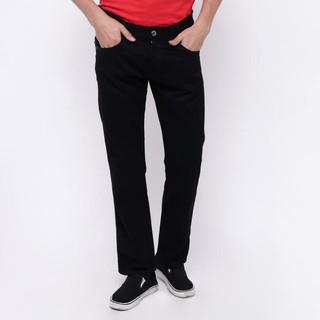 New Product Edwin Celana Jeans Reguler Fit Pria Panjang Black 506-72-Black Free Ongkir