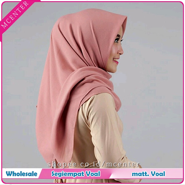 Jilbab Paris Voal Segiempat Square Exclusive / Hijab Basic