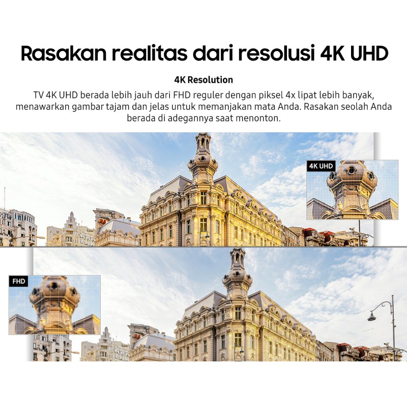 Promo 7.7  SAMSUNG Crystal UHD 4K Smart TV 50 Inch - UA50TU6900KXXD (2020) - RESMI SAMSUNG