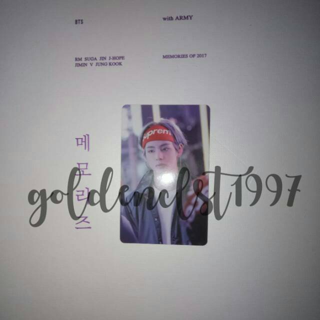 TAEHYUNG (V) BTS MEMORIES OF 2017