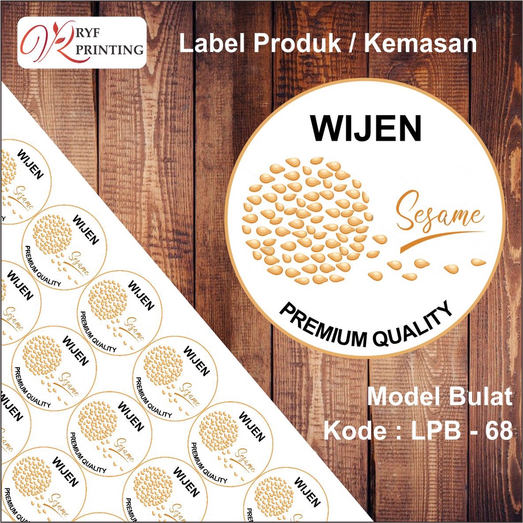 

LABEL PRODUK / KEMASAN