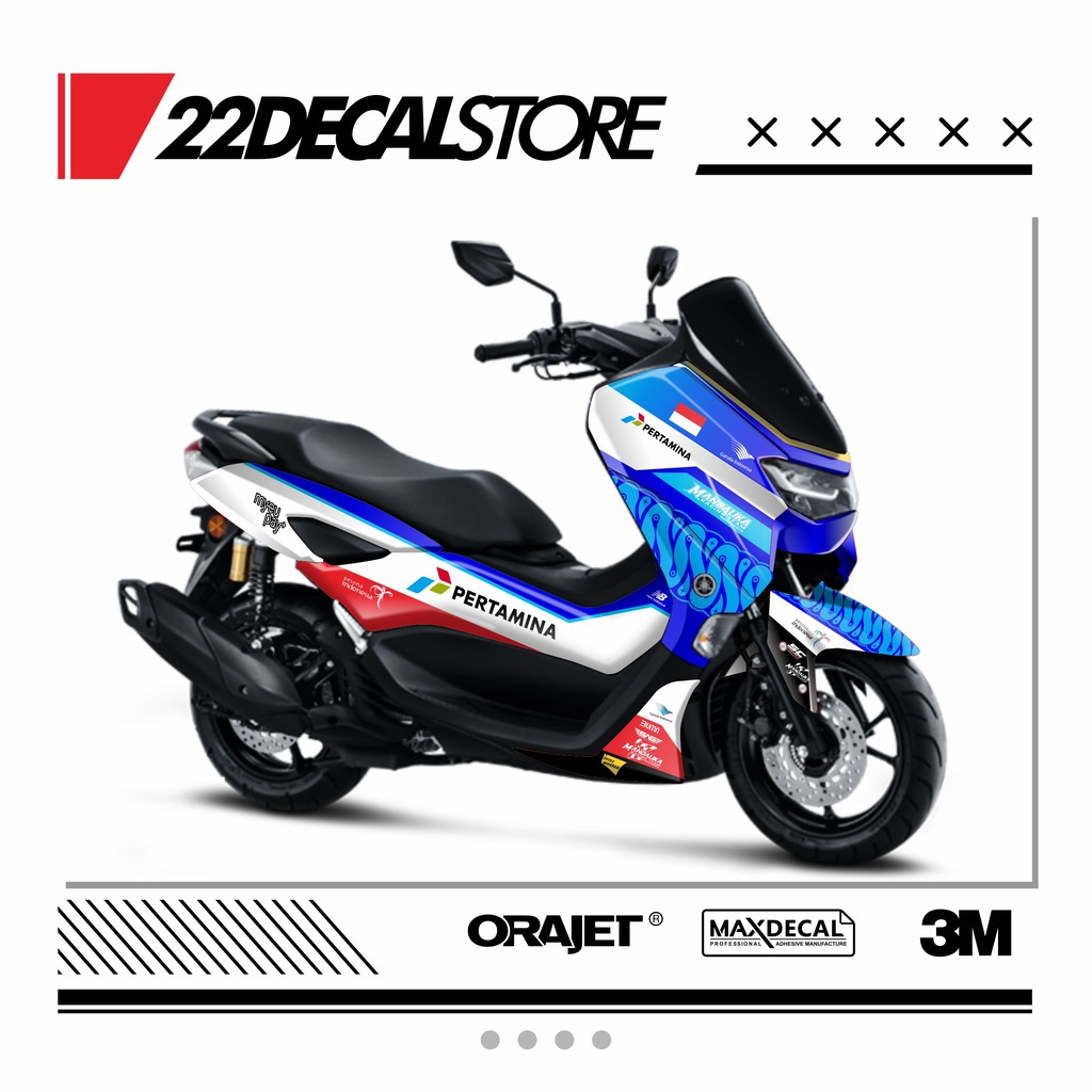 DECAL NMAX NEW 2020 2021 MANDALIKA FULL BODY