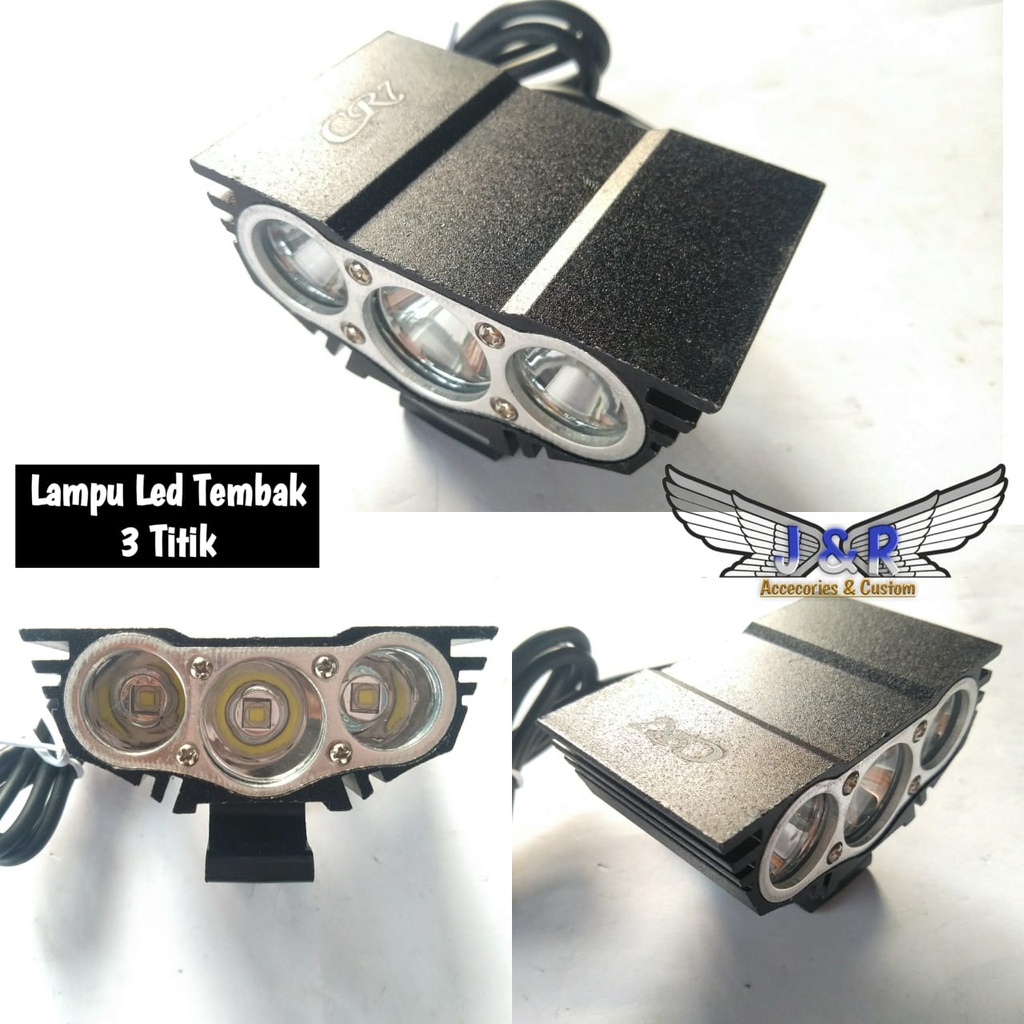 LAMPU LED TEMBAK SOROT 3 MATA