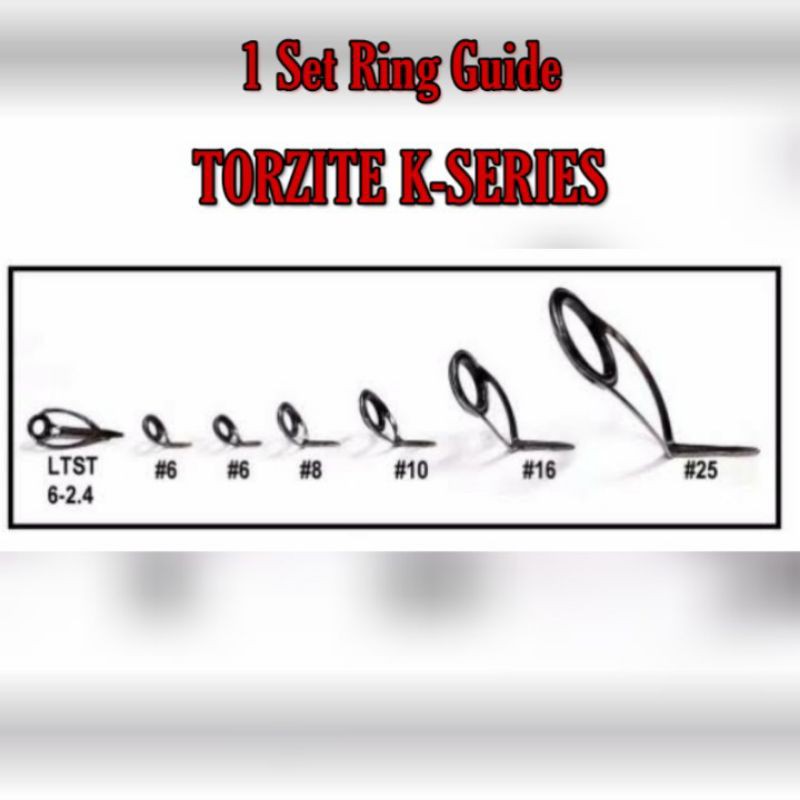 Mamarit/ring guide non fuji Torzite K series 7pcs