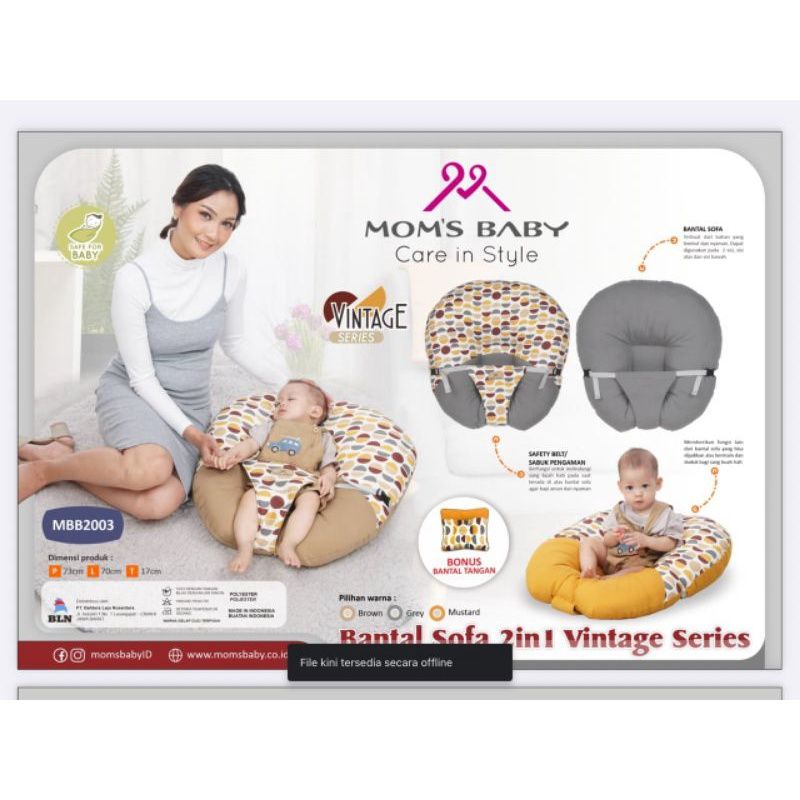 kasur sofa bayi mbb 2003 moms baby