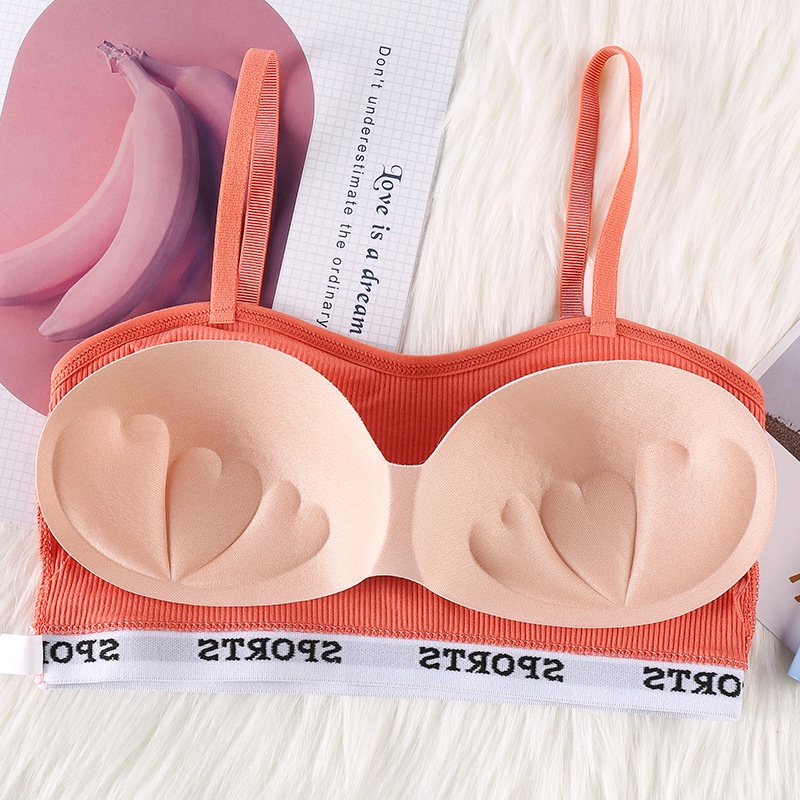 BV.ID BR855 BRA BH WANITA SPORT TANPA KAWAT BAHAN HALUS PAKAIAN WANITA FASHION - BH WANITA FASHION KOREA COD