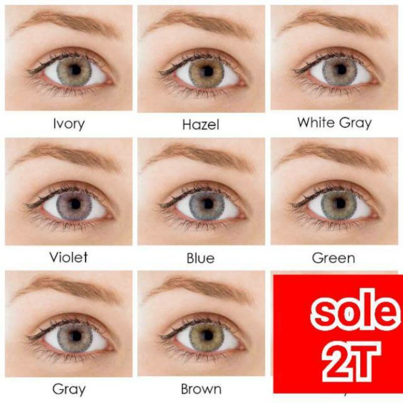 Softlens TOPGEL SOLE 2T by EOS 14.2MM